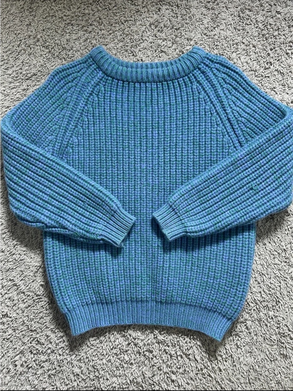 Vintage Cornish Woollen Co Pure Wool Chunky Knit Sweater Made In England Medium